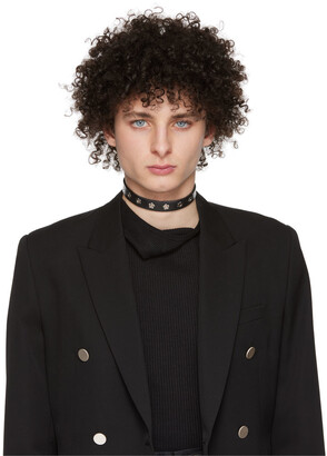 OUR LEGACY FLOWER CHOKER BLACK